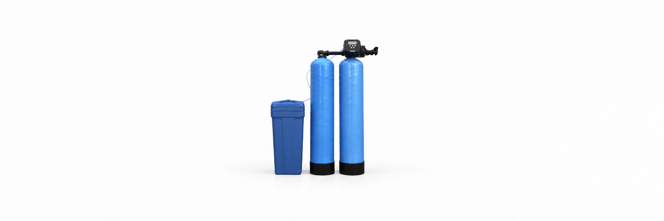 Whole house water filter and water softener system